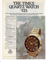 1971 Timex Balance Wheel Quartz Ad